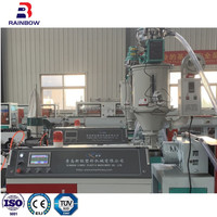 Ligne de production de tuyaux ondulés à mur unique en plastique nylon PVC PE faisant la machine à bon prix