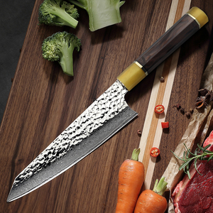 Cuchillo de <span class=keywords><strong>Chef</strong></span> Damasco, hoja de martillo de 67 capas, nuevo - Product Image 6