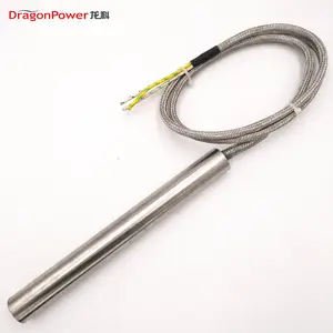 220v 380V 400W 800W 1000W 1200W Single Ended Heating Resistance Rod Cartridge Pencil Heater For Electric Furnace