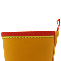 Bottes de pluie mi-mollet en caoutchouc jaune vif pour femmes, OEM/ODM d'usine, imperméables, pour le quotidien