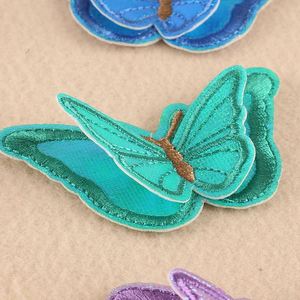 Hot Sale Bulk Stock Iron on Beautiful Colors Simulation 3D butterfly for Costume Kids Clothes - Product Image 5