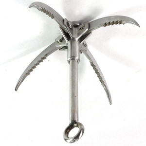 Hameçon à 4 griffes en acier inoxydable avec <span class=keywords><strong>aimant</strong></span> de pêche pour les activités de plein air et le sauvetage sous l'eau - Product Image 3