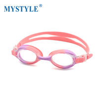 Lunettes de natation pour enfants de 4 à 14 ans, anti-buée, protection UV, sangle en silicone, lentilles en PC, étanches, lunettes de natation junior