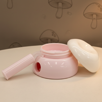 Nouveau style tendance : Matériau d'emballage cosmétique en ABS de haute qualité (3,5g-5g) en forme de champignon pour crème et masque visage