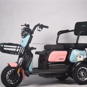 3-Wheel <b>Foldable</b> Open Body Electric Tricycle for Adults with Brushless Motor 50-70km Range China-Made Power <b>Mobility</b> <b>Scooter</b> - Product Image 2