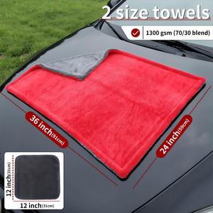 Serviette en microfibre pour voiture, ensemble <span class=keywords><strong>de</strong></span> chiffons en microfibre, serviette <span class=keywords><strong>de</strong></span> lavage <span class=keywords><strong>de</strong></span> voiture, chiffon <span class=keywords><strong>de</strong></span> nettoyage en microfibre, chiffon <span class=keywords><strong>de</strong></span> séchage rapide pour voiture, Auto Trockentuch - Product Image 4