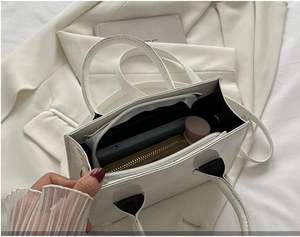 Factory Custom Patent PU Leather Handbag Shinny Evening Clutch Purse <b>Mini</b> Zipper Closure Eco-Friendly for Women - Product Image 4