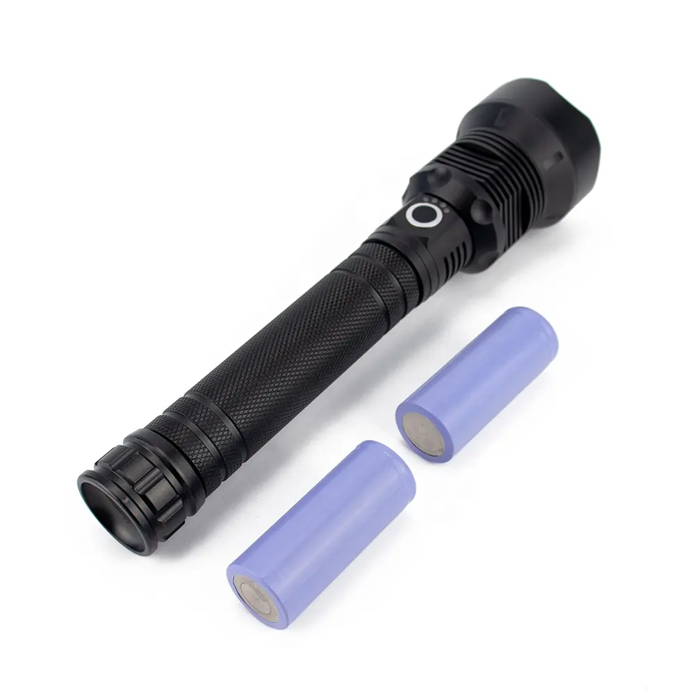 High quality 1000lm aluminum zoom XHP70 telescopic long range LED flashlight