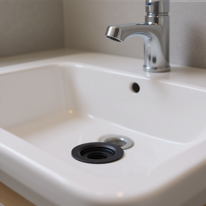 Desagüe de Lavabo Moderno Negro Mate de 2.8 Pulgadas para Lavabos de Baño - Product Image 2