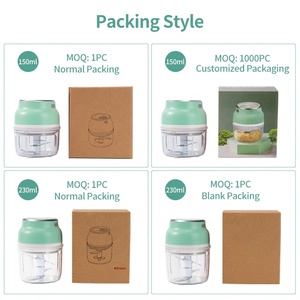 150ML/230ML Gadget Da Cucina Smart Cibo A Base di Carne Aglio Cipolla Chopper <span class=keywords><strong>Elettrico</strong></span> USB Selettore Rotante di Verdure - Product Image 5