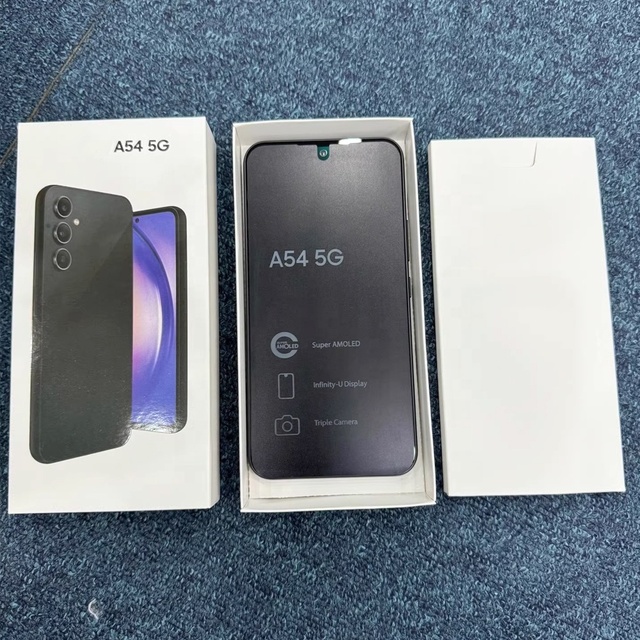 EU US Version Original A54 5G Smartphone 128GB 2SIM Android Cellular Telefonos Wholesale A13 A14 A33 A34 A52 A53 Mobile Phone