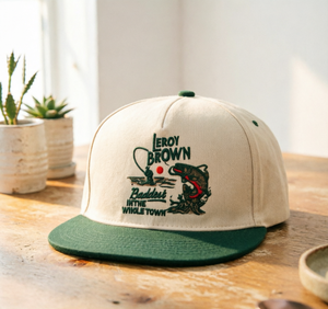 Green Brim Trucker Sombreros 5-Panel Personalizado Bordado Logo Pesca Sombrero Snapback Back Gorras de béisbol Hecho en Vietnam - Product Image 6