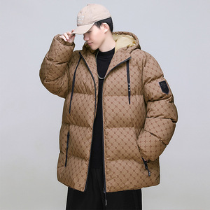 Veste matelassée en coton à capuche pour <span class=keywords><strong>homme</strong></span> Veste chaude d'hiver coupe-vent Vêtements de pain pour <span class=keywords><strong>homme</strong></span> Vêtements matelassés en coton pour <span class=keywords><strong>homme</strong></span> - Product Image 1