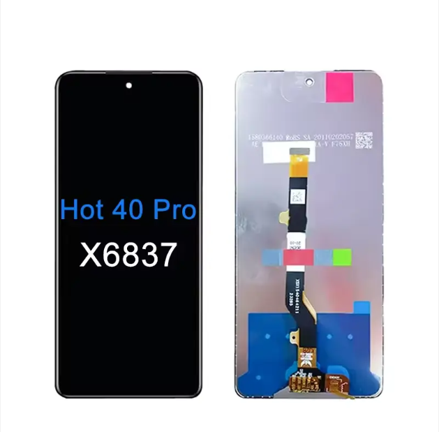 High Quality Original Mobile Phone for Infinix Hot 40 Pro X6837 Lcd Monitor Screen Display