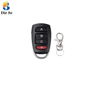 Télécommande RF universelle sans fil 433MHz, télécommande de porte de Garage, télécommande de porte-clés