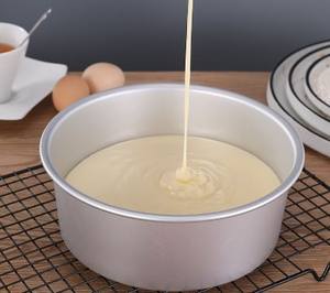 Molde Redondo para Hornear de 2 Pulgadas, Moldes para Pastel de Aluminio para Microondas con Fondo Desmontable - Product Image 2