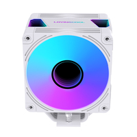 Refroidisseur d'air pour processeur Lovingcool Factory Direct à 6 tuyaux, contrôle numérique de la température, radiateur, double ventilateur RGB pour PC de bureau de jeu