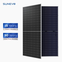 Modul Surya Gudang Eropa Sunevo 580W 590W 600W Harga Cina Panel Surya Bifasial