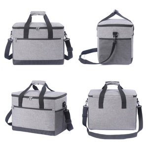กระเป๋าเก็บความเย็นแบบพกพา 600D กันน้ำ กันรั่ว ลายตัวอักษร สำหรับปิกนิกกลางแจ้ง แบบมีซิป ขายส่ง - Product Image 5