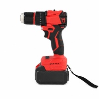 Perceuse à percussion sans fil 21V Premium sans balais, avec batterie au lithium, visseuse électrique, kit d'outils à vitesse variable, durable