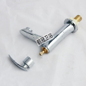 Grifo monomando para lavabo con válvula de latón, montaje en cubierta, un solo orificio, grifo de cobre para lavabo - Product Image 2