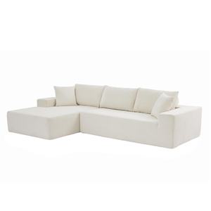 Wabi-Sabi Style 7-Shaped L-Shaped Modular <strong>Sofa</strong> Set Compression Corner <strong>Sofa</strong> for <strong>Small</strong> Apartments Villas Straight Fabric Living - Product Image 1