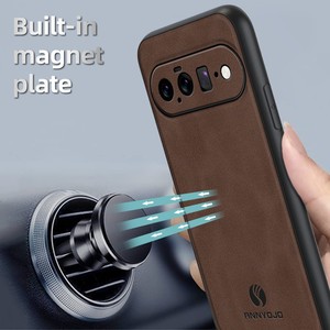 Funda de Teléfono Tipo Flip de PU con Sensación de Piel, Nueva Tendencia 2026, Carga Inalámbrica Magnética, Antideslizante, para <span class=keywords><strong>Google</strong></span> Pixel 10/10 Pro XL/9A - Product Image 3