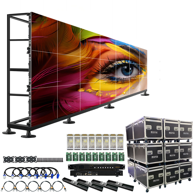 7680Hz P1.95 P2.6 P2.97 P3.91 Indoor Oudtoor Virtual Production LED Screen TV Studio Broadcast LED Video Wall