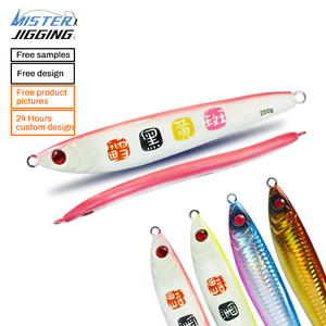 <span class=keywords><strong>MISTER</strong></span> JIGGING 200g Leurre de pêche en métal en forme de S pour la pêche en eau profonde, jig en plomb pour eau salée - Product Image 1