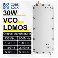 Amplificateur de puissance RF de haute qualité Zorelock VPA1195016-XH2.54 44dBm Gain 30W 28Vdc Fixation par vis SMA-50KFD Protection VSWR
