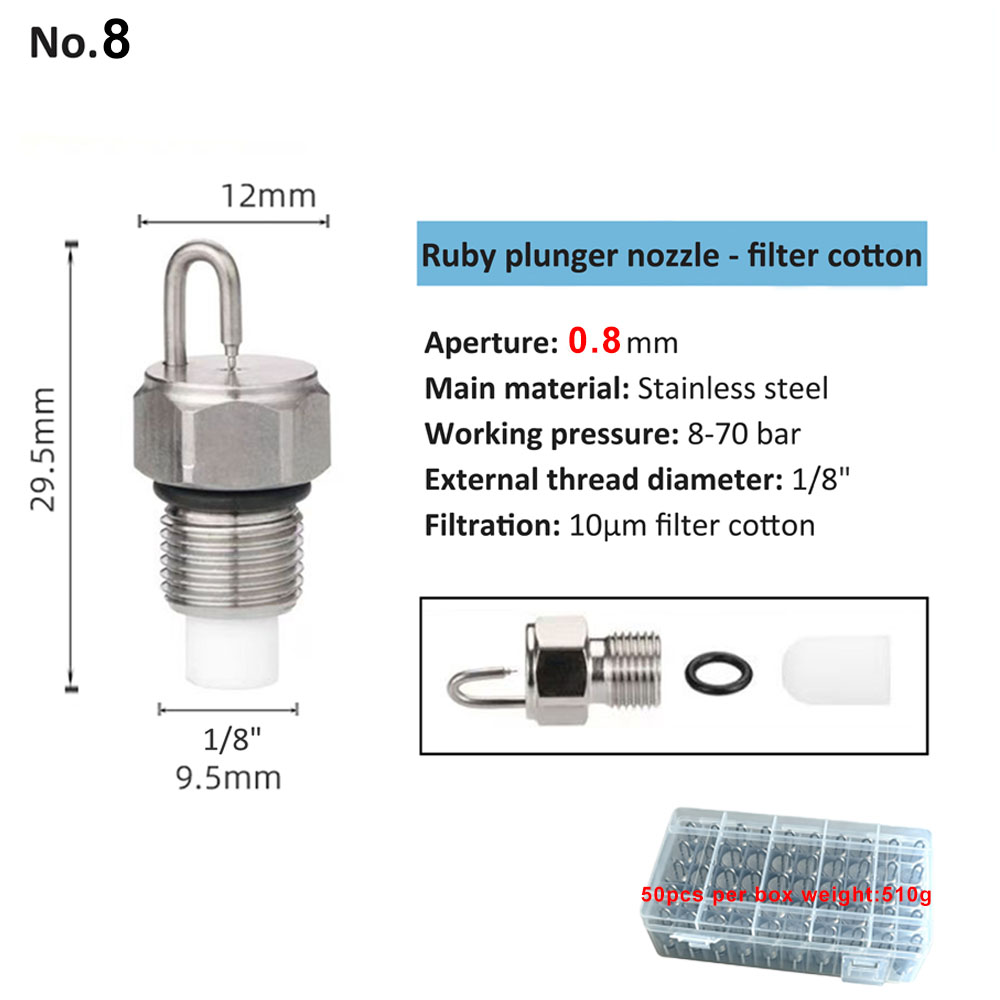 Coton filtrant 1/8" * 0,8 mm