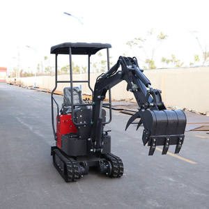 Mini-excavatrice sur chenilles de 1,0 tonne, moteur Koop de 2 tonnes, boîte de vitesses PLC, pompe, rayon de braquage court, utilisation agricole/jardin/construction - Product Image 2