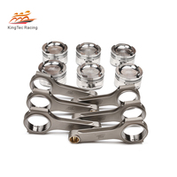 KingTec Racing N54 pistones y varillas forjadas para BMW E60 E61 535i F01 740i 3,0 N54B30 Turbo Kit