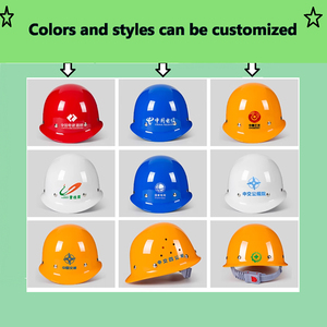 خوذة أمان صناعية مقاومة للصدمات من البلاستيك المقوى بالمينا المخبوز، قابلة للتنفس، مع شعار، بيع بالجملة من المصنع - Product Image 6