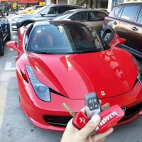 Commande à distance LCD intelligente moteur sans clé avec système de démarrage à une touche clé de voiture de téléphone Monlile pour Ferrari 458/Ferrari 488