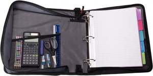 Free Sample BSCI Large <b>3</b> <b>Ring</b> <b>Binder</b> with Zipper - <b>3</b> Inch Blacked Out, O-<b>Ring</b> <b>Binder</b> with Tablet Laptop Sleeve Zipper <b>Binder</b> - Product Image 4