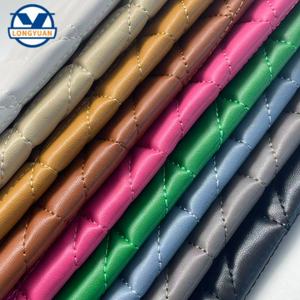 Gros <span class=keywords><strong>Cuir</strong></span> Synthétique Grand Triangle Nacré Gaufrage Similicuir Tissu pour la Fabrication de Sacs Arc Doux Faux <span class=keywords><strong>Cuir</strong></span> Matériel - Product Image 6