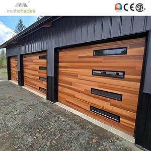 <span class=keywords><strong>Porte</strong></span> de <span class=keywords><strong>garage</strong></span> isolée en aluminium à haute valeur R de la marque MULTISHADES <span class=keywords><strong>avec</strong></span> moteur latéral et <span class=keywords><strong>porte</strong></span> à battant pour l'accès - Product Image 4