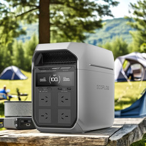 इकोफ्लो डेलटेक 3प्लस + 800w ड्राइविंग फास्ट चार्जिंग श्रृंखला के साथ पोर्टेबल पावर स्टेशन सौर जनरेटर चार्जिंग स्टेशन - Product Image 2