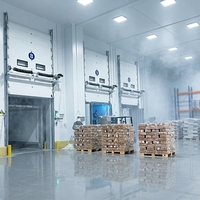 Chambre froide de stockage logistique personnalisée par le fabricant - Chambre de congélation cryogénique à -25 degrés pour aliments frais