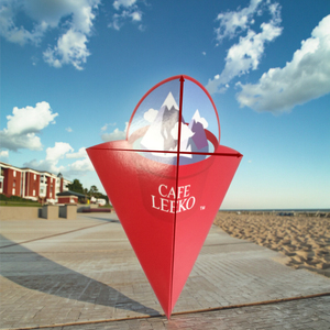 Tùy chỉnh thiết kế bong bóng Waffle <span class=keywords><strong>Ice</strong></span> <span class=keywords><strong>Cream</strong></span> <span class=keywords><strong>cones</strong></span> Takeaway bao bì mẫu miễn phí giấy nghệ thuật với dập nổi in - Product Image 1