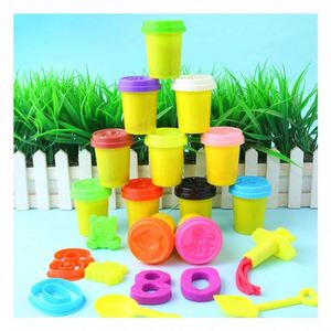 TOYSRUNNER ชุดดินปั้นปลอดสารพิษ 12 สี พร้อมอุปกรณ์เสริม เครื่องรีดดิน ภาชนะพลาสติกสำหรับเด็ก - Product Image 3