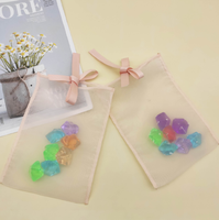 Sac d'aromathérapie à logo personnalisé sac cadeau en organza crypté de bijoux en gros