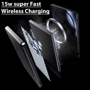 <span class=keywords><strong>Batterie</strong></span> <span class=keywords><strong>externe</strong></span> portable à charge rapide haute <span class=keywords><strong>capacité</strong></span> pour les voyageurs en voyage utilise une <span class=keywords><strong>batterie</strong></span> <span class=keywords><strong>externe</strong></span> magnétique en métal sans fil - Product Image 5
