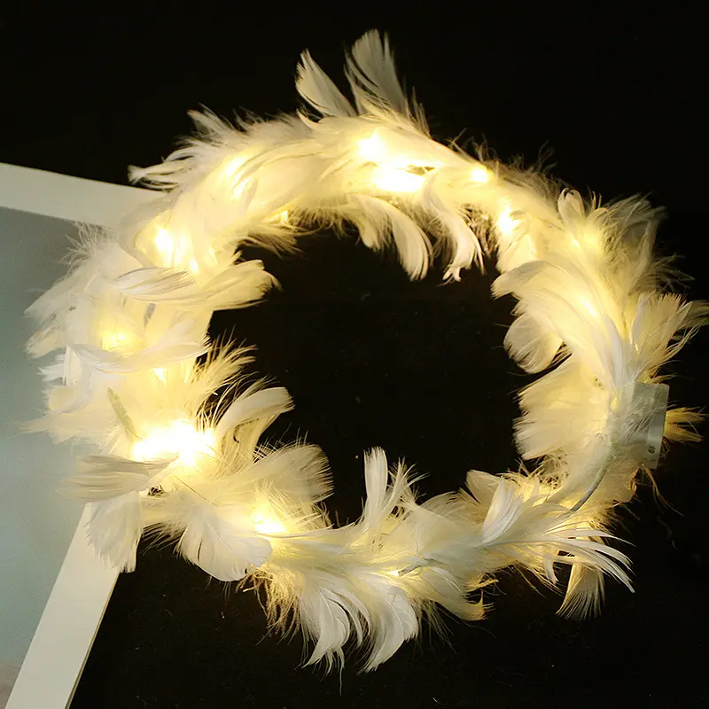 Wedding Lighting Feather Party LED headband