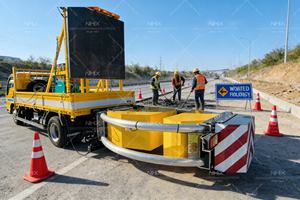 Dispositivo Amortiguador Anticolisión Tipo Escorpión de Una Sola Capa Marca NIHIX Modelo NIHIX-AU100K para Vehículos de Carretera, Protección Anticaídas - Product Image 4