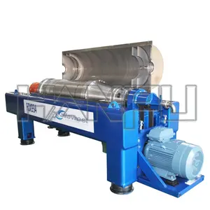 Continuous Horizontal Decanter Centrifuge For Sludge With Screw Discharging