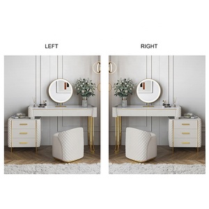 Tocador de madera de lujo de alta gama, mueble <span class=keywords><strong>con</strong></span> <span class=keywords><strong>espejo</strong></span>, conjunto de mesa - Product Image 5