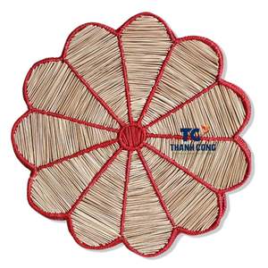 BEST SELLING New Arrivals High Quality Decorative Round Table <b>Placemat</b> <b>Placemats</b> Wholesales From Vietnam <b>Rattan</b> <b>Placemat</b> - Product Image 1