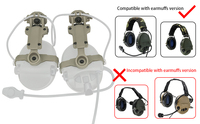 Adaptateur de casque tactique TS TAC-SKY Adaptateur de rail de casque ARC Compatible avec le casque tactique électronique supra-auriculaire SORDIN